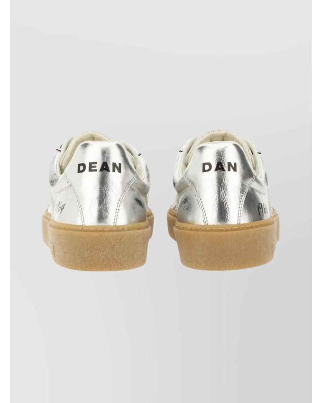 DSquared² Metallic Leather Low-Top Sneakers for men