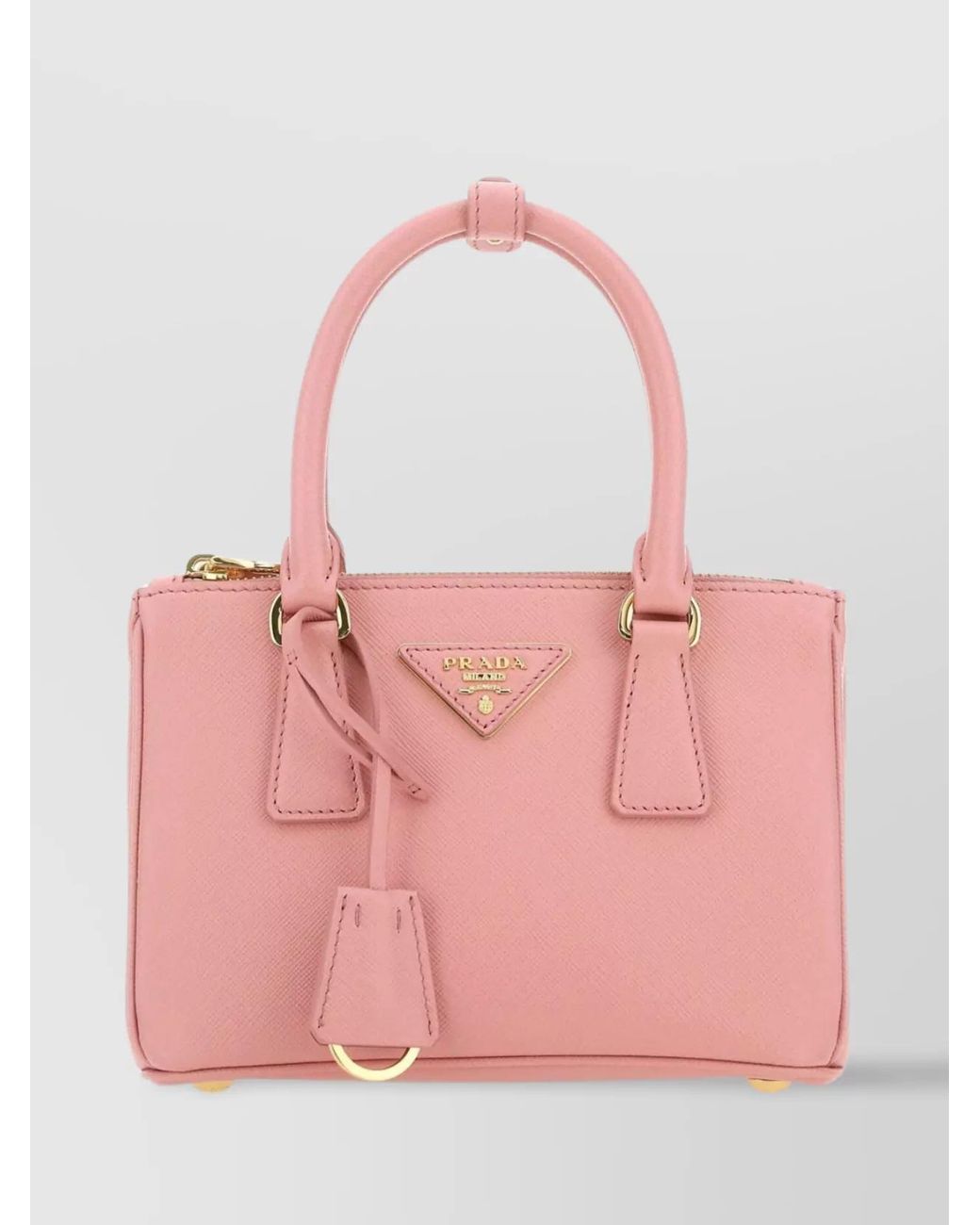 Prada Pink Galleria Mini Leather Shoulder Bag