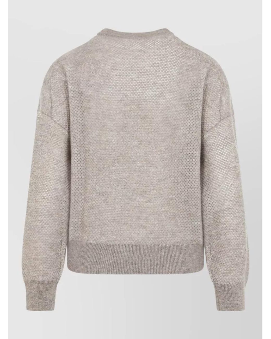 Brunello Cucinelli Multicolor Metallic Waffle-Knit Mohair-Blend Sweater