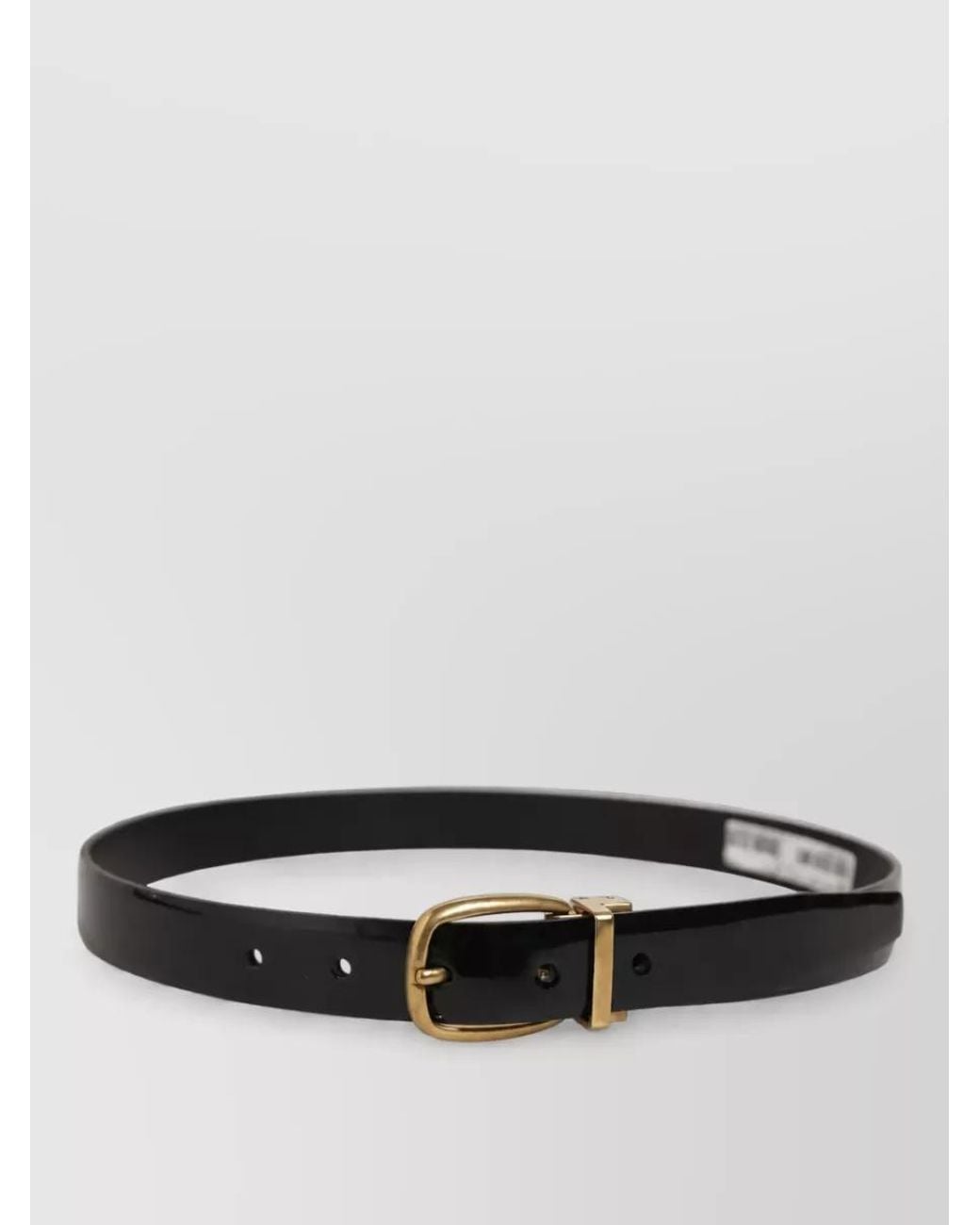 Dolce & Gabbana Gray Leather Belt for men