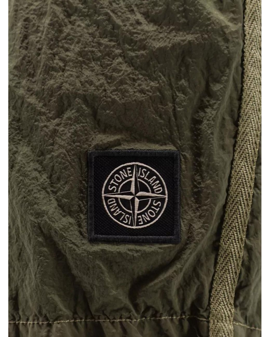 Stone Island Green Nylon Slim-Fit Swim Shorts for men