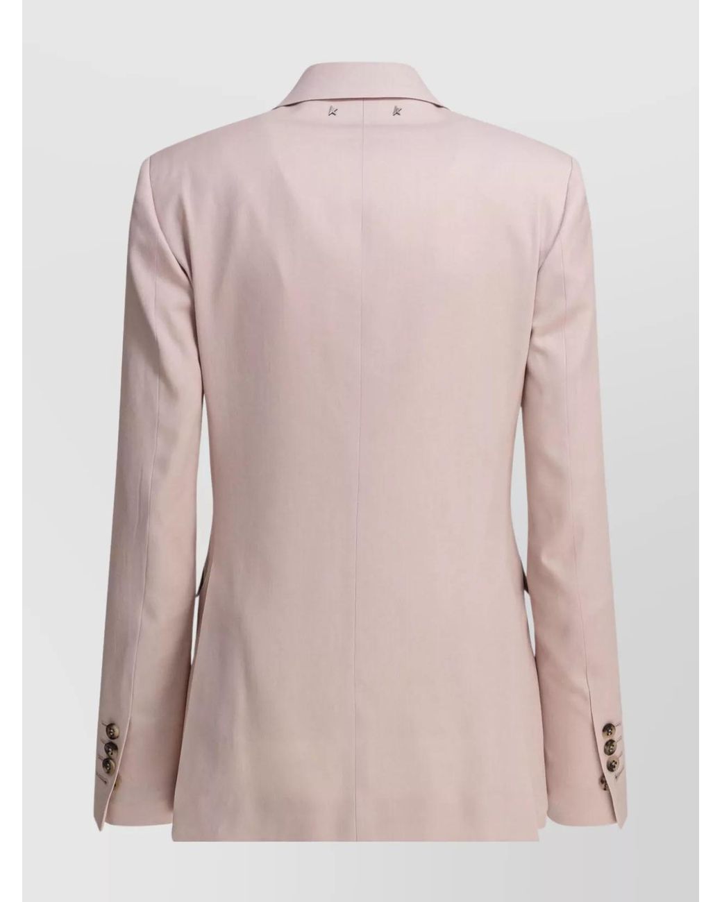 Golden Goose Deluxe Brand Pink Double-Breasted Blazer