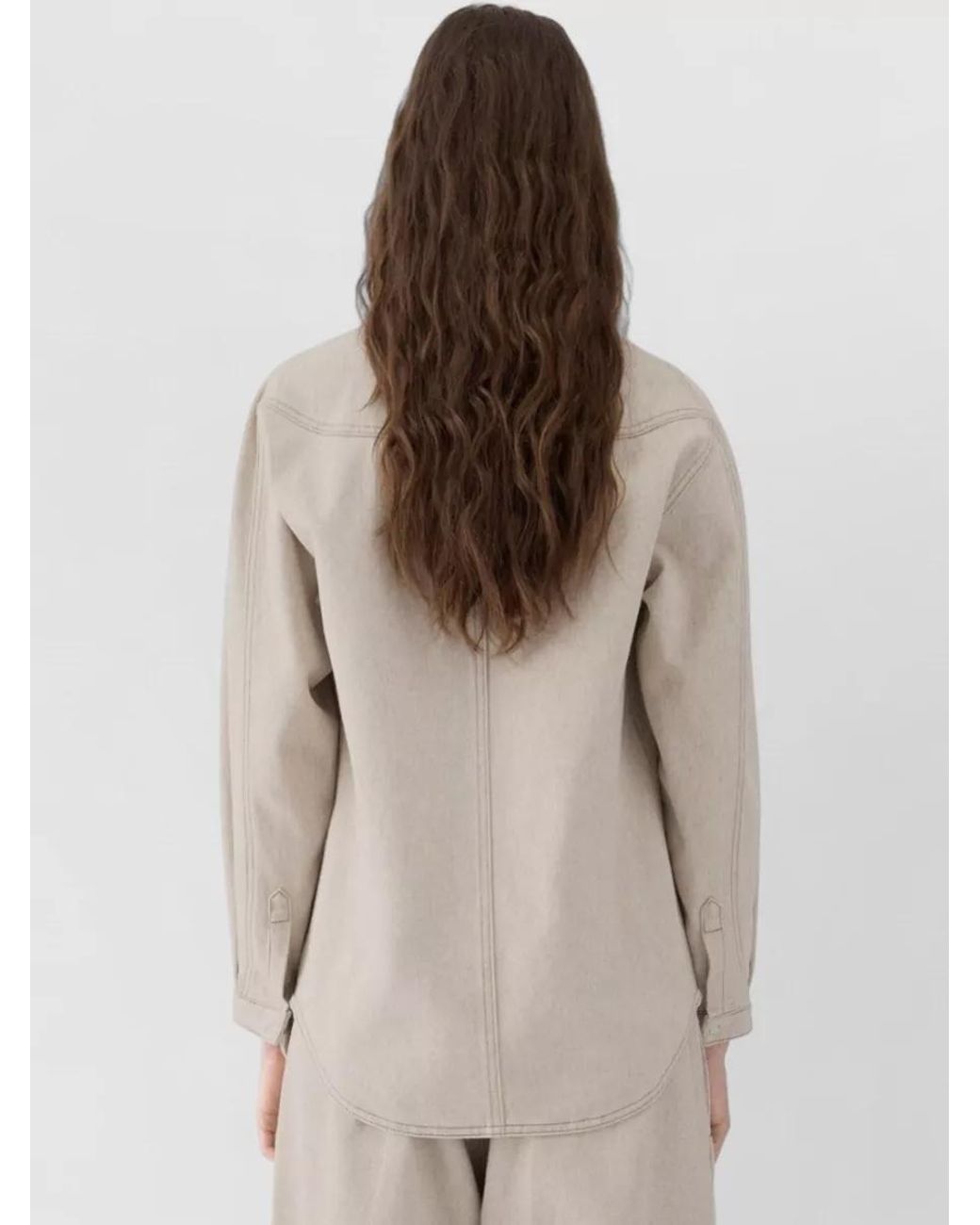 Jacquemus White Denim Shirt
