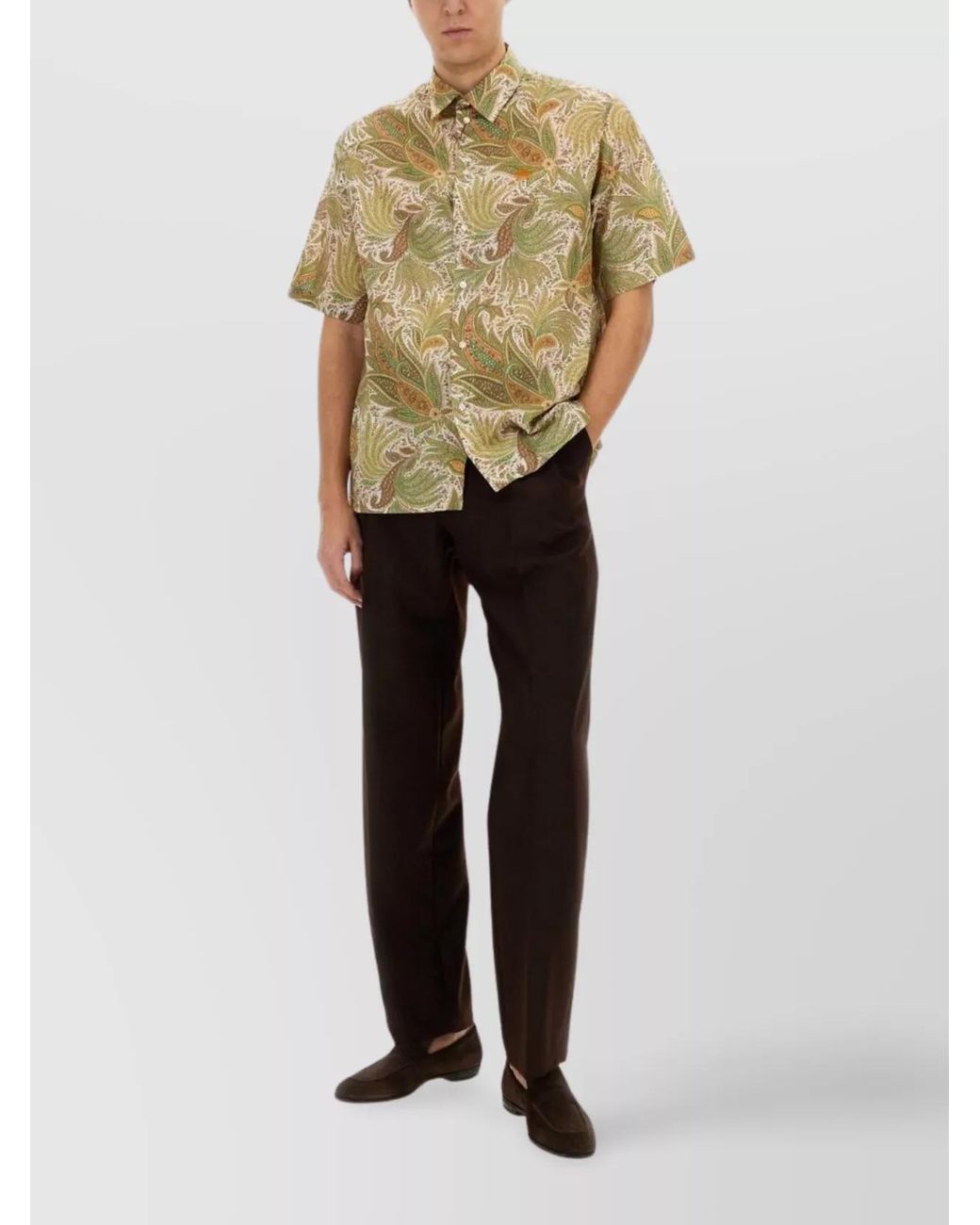Etro Natural Cotton Overshirt for men
