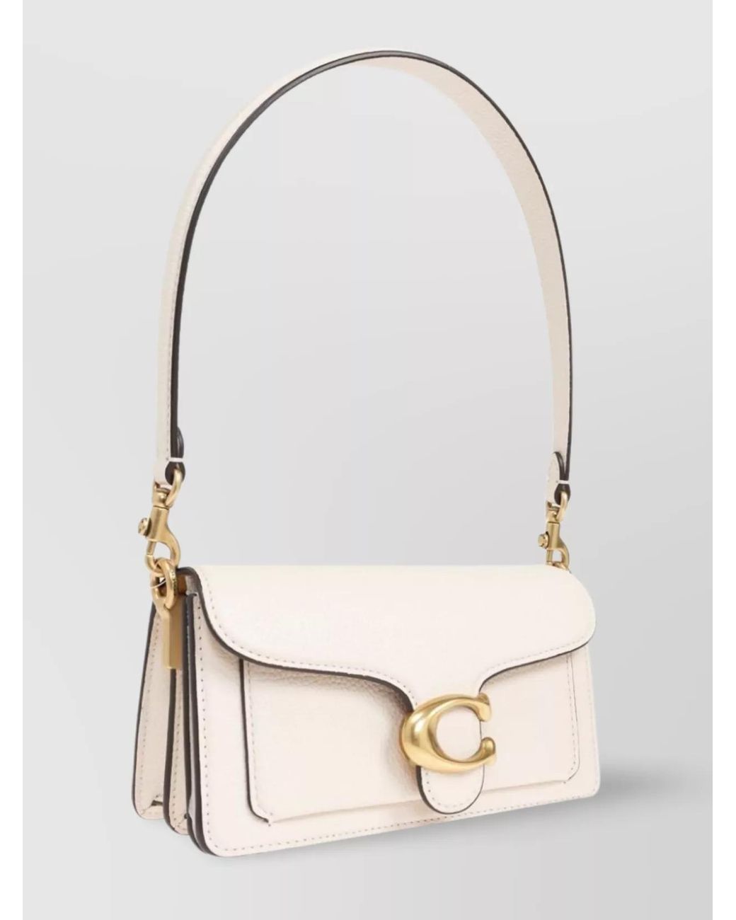 COACH Natural Leather Shoulder Bag