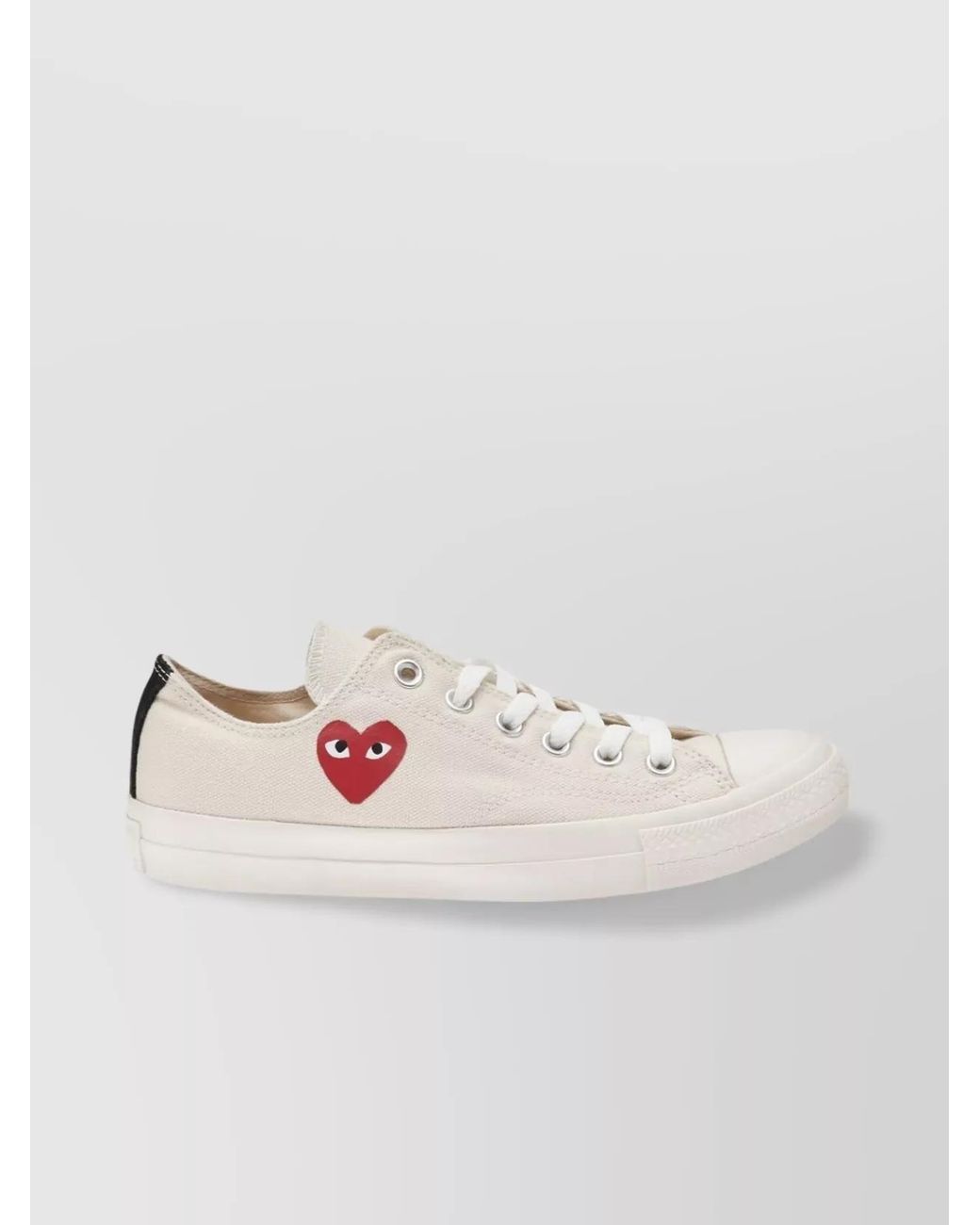 Comme des Garçons Pink Cotton Low-Top Sneakers