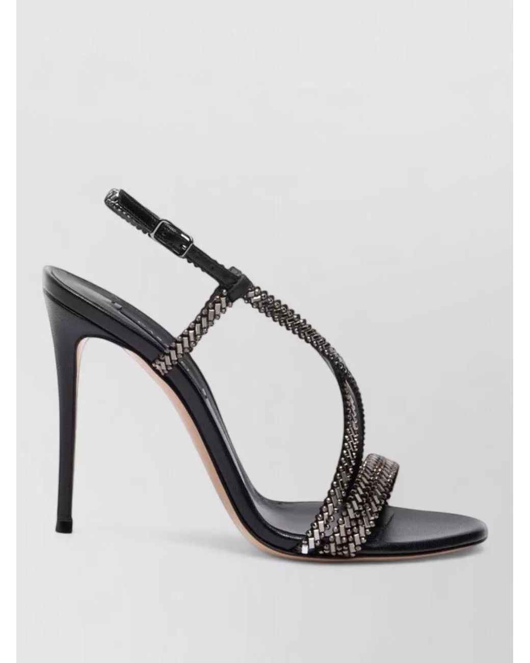 Casadei Metallic Leather Sandals