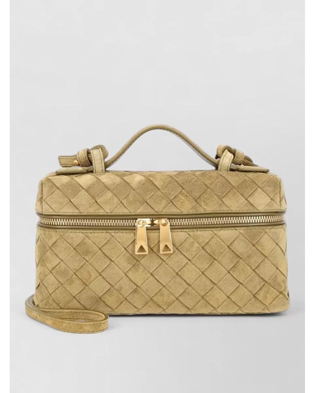 Bottega Veneta Metallic Bang Bang Suede Cross-Body Bag
