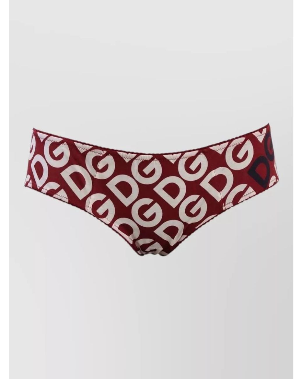 Dolce & Gabbana Pink Silk Zebra Print Lace Trim Briefs