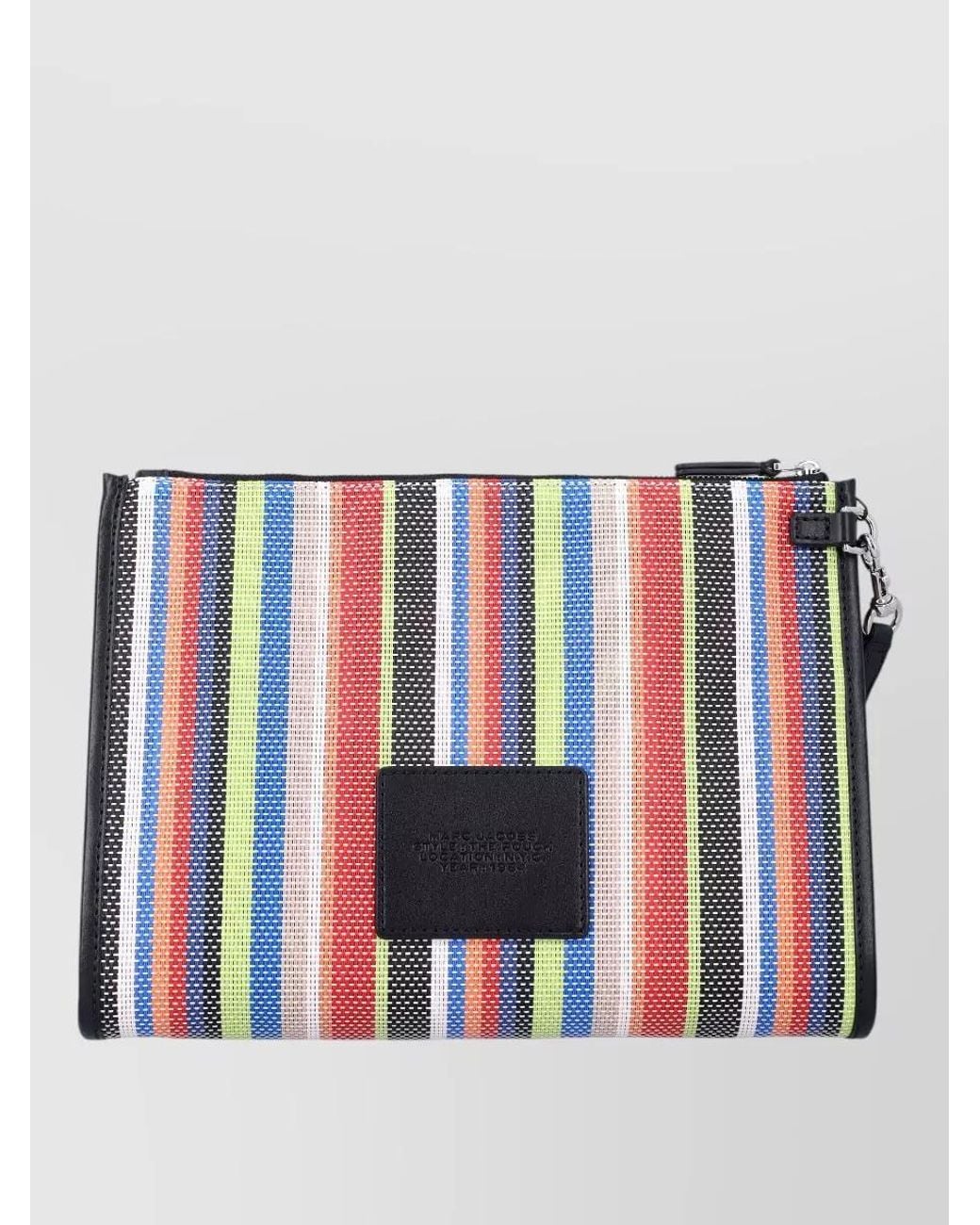 Marc Jacobs White Large Mesh Pouch Wristlet Clutch