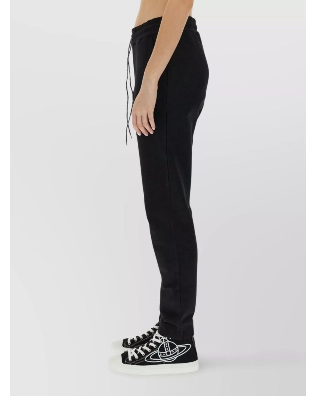Vivienne Westwood Black Printed Cotton Jogging Pants