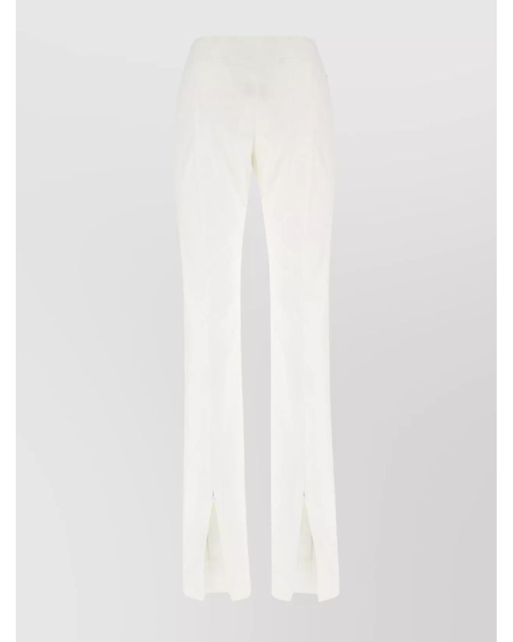 Sportmax White Tailored Trousers