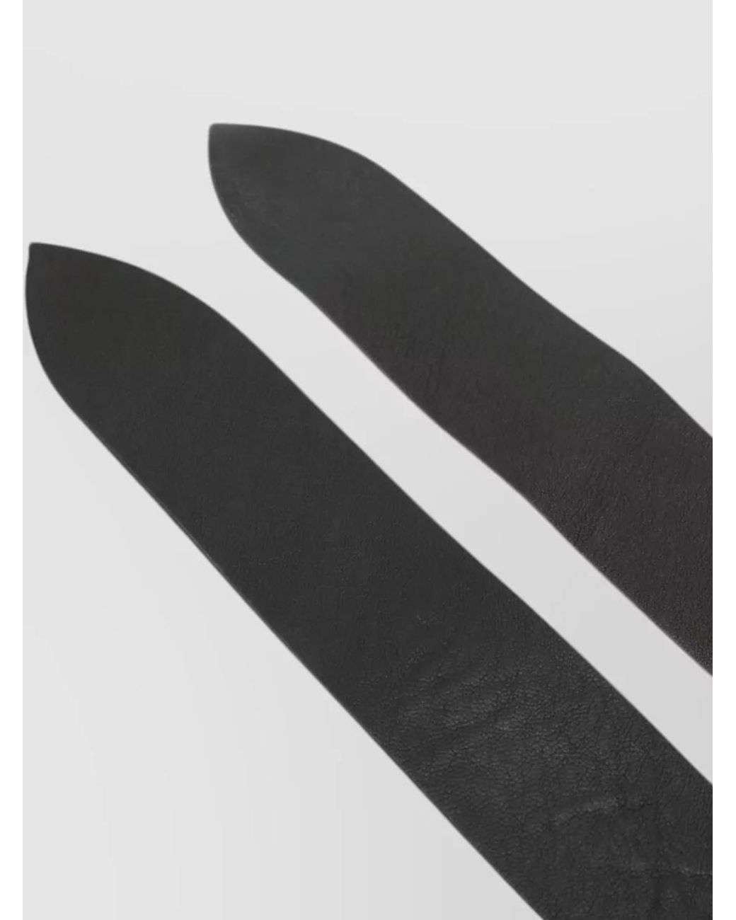 Cortana Black Leather Tie-Fastening Belt