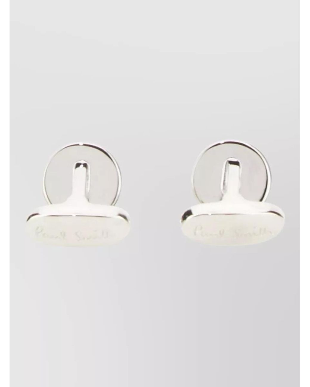 Paul Smith Multicolor Metal Button Stripe Earrings for men