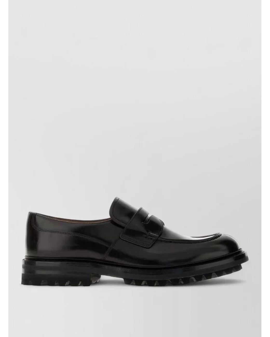Church's Black Leather Monk Shoes for men