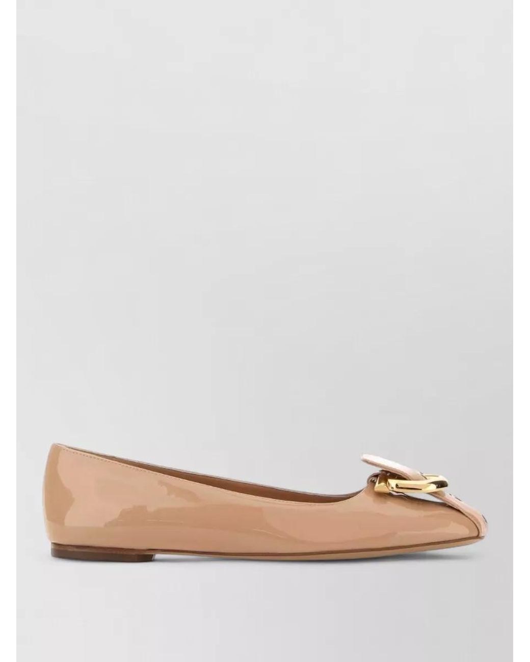 Ferragamo Multicolor Leather Ballerina Shoes