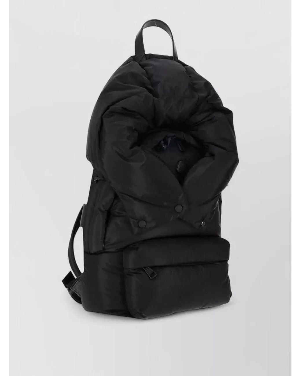 Moncler Black Nylon Backpack for men