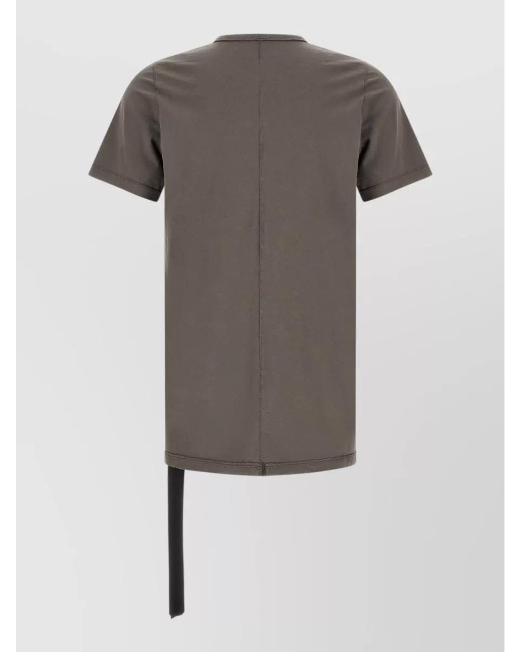 Rick Owens Gray Cotton Level Crew-Neck T-Shirt for men