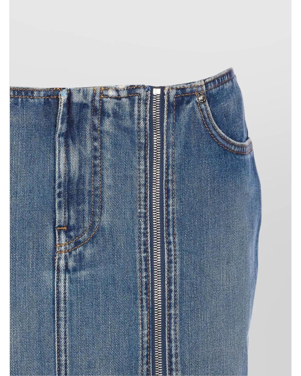 Jean Paul Gaultier Blue Denim Mini Skirt