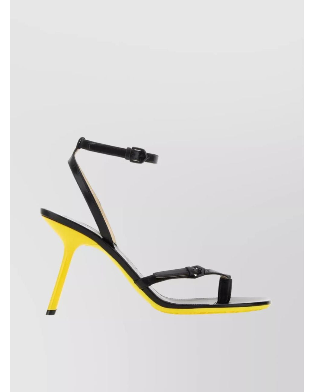 Loewe Black Leather Sandals
