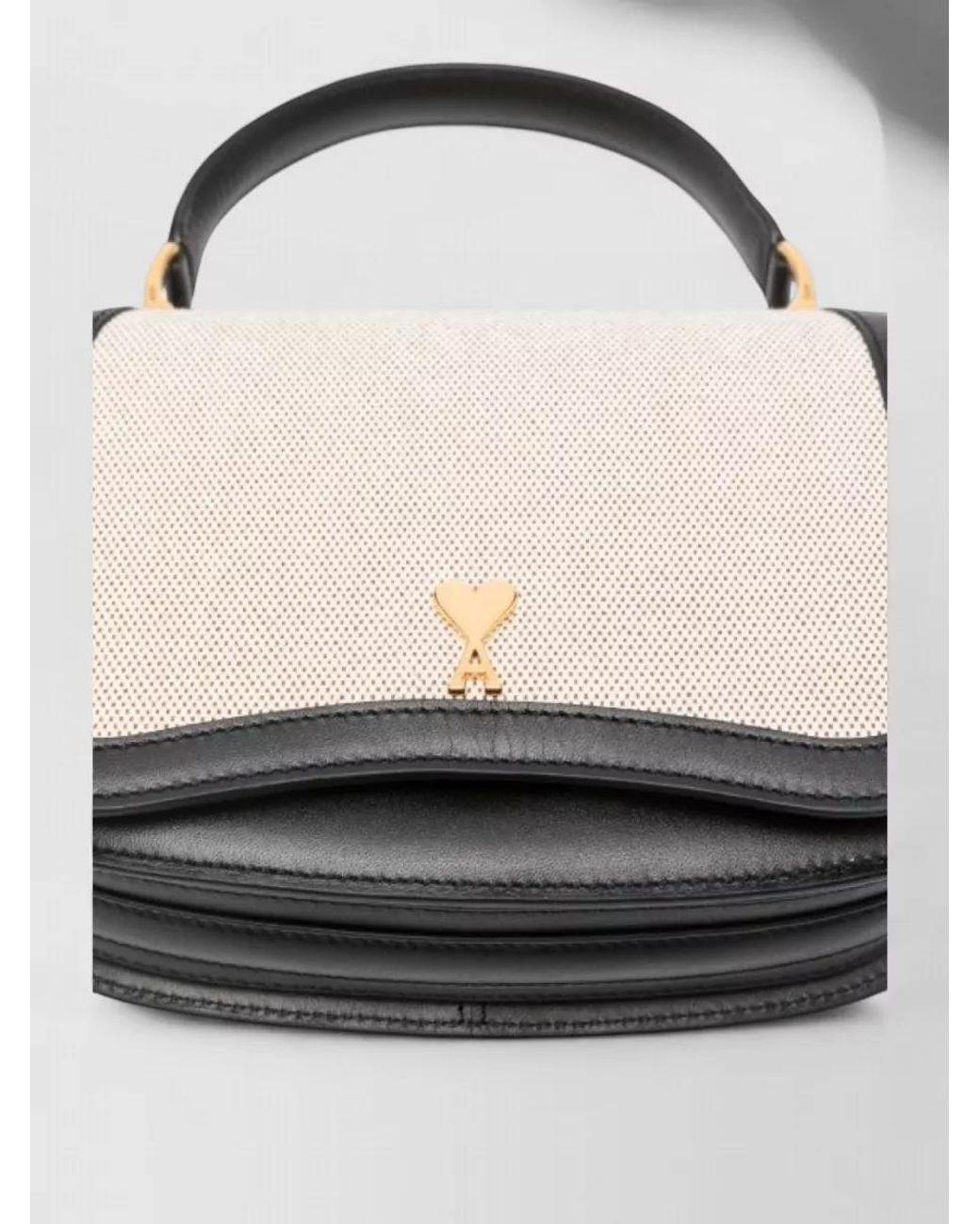 AMI Black Shoulder Bag