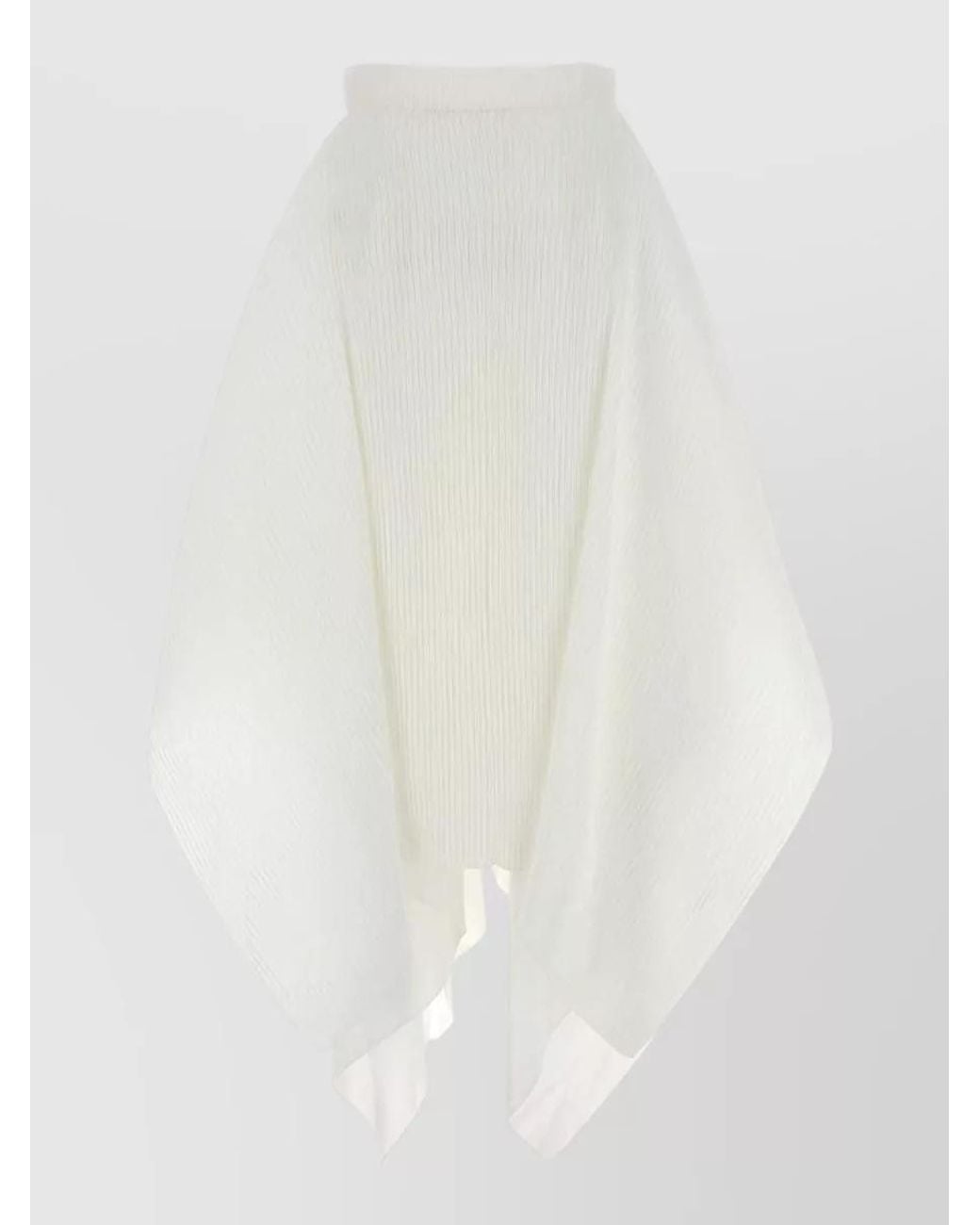 J.W. Anderson White Asymmetric Skirt
