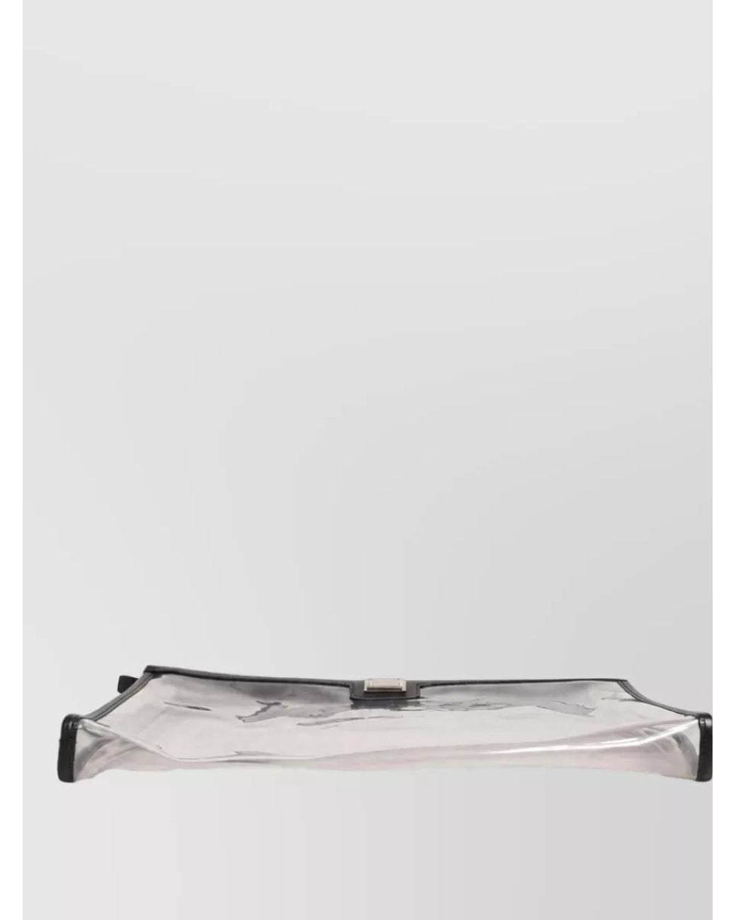 Dolce & Gabbana White Transparent Pvc Clutch Pouch Bag