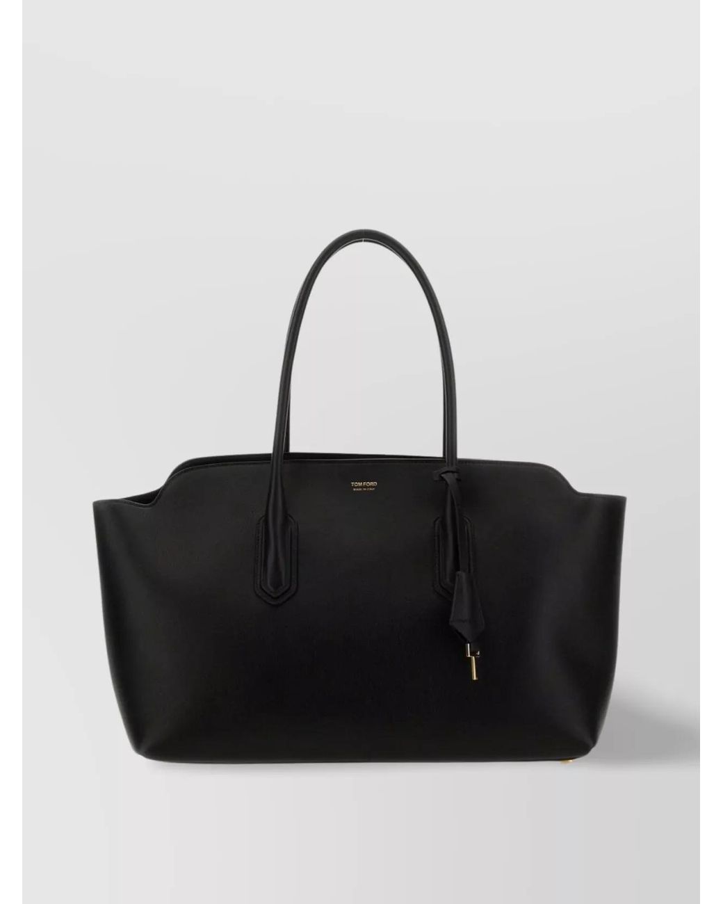 Tom Ford Black Alexander Large Leather Shoulder Bag