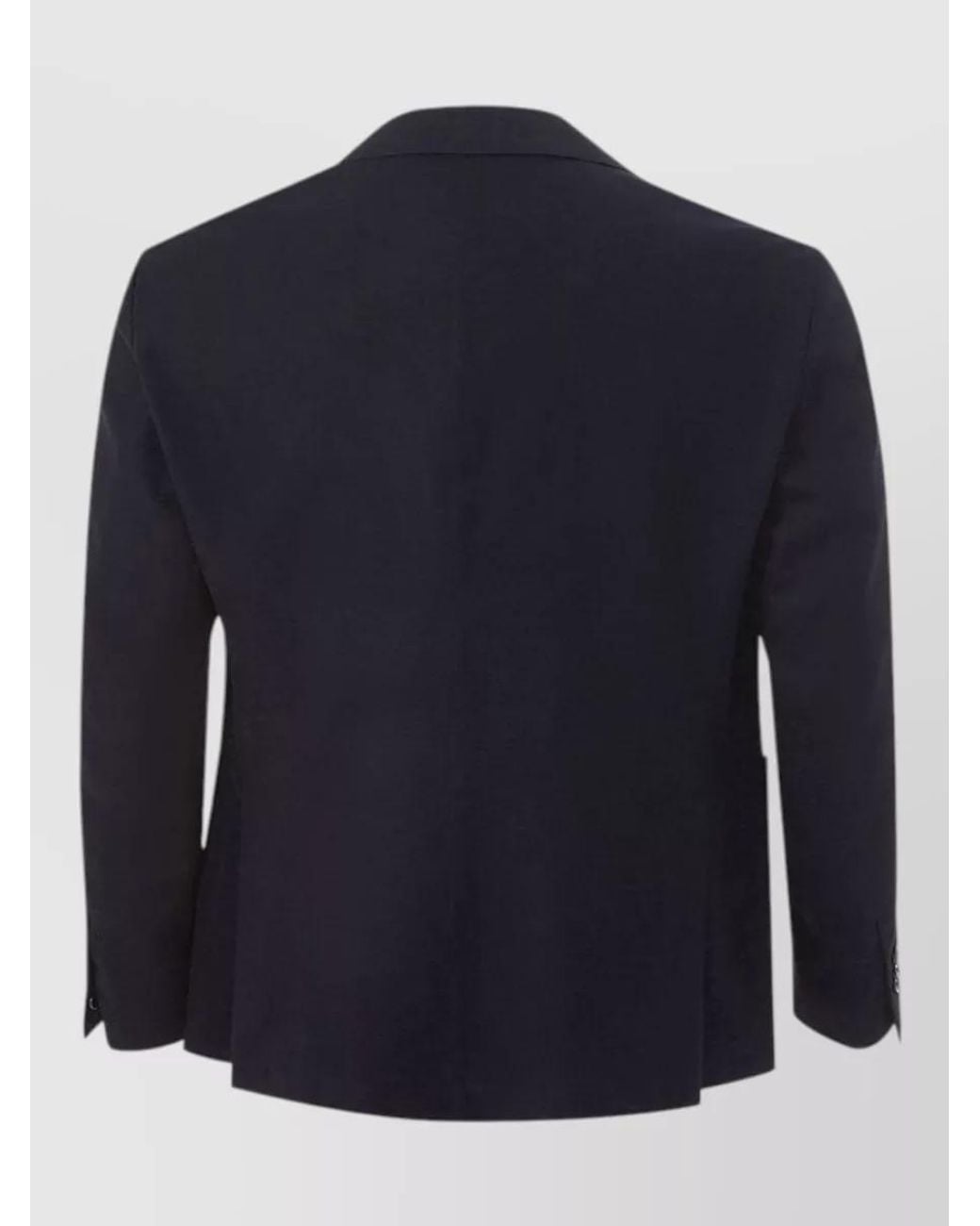Lardini Blue Cotton Single-Breasted Blazer for men