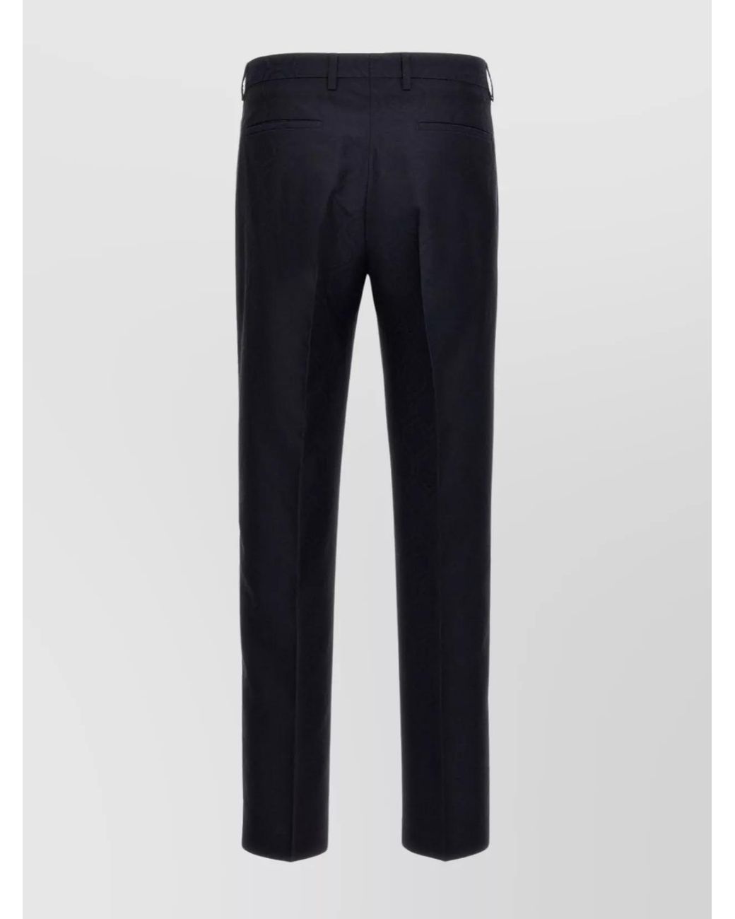 Etro Blue Jacquard Tailored Trousers for men