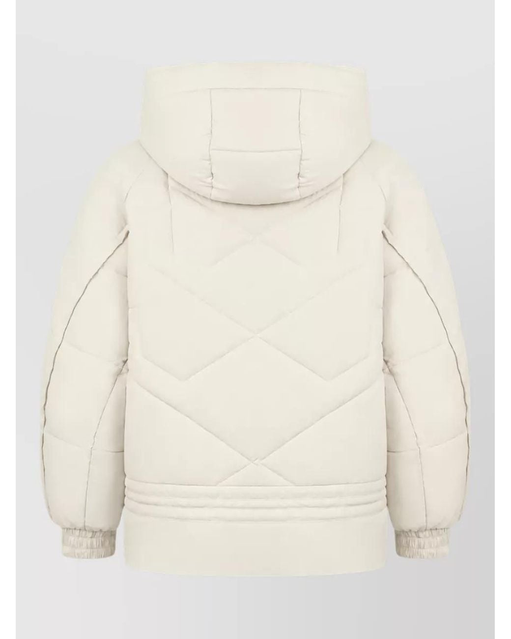 Pinko Natural Quilted Hooded Puffer Jacket
