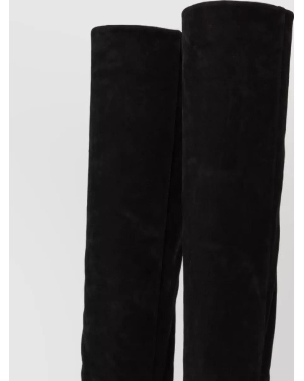 Jimmy Choo Black Suede Over-The-Knee 85 Boots
