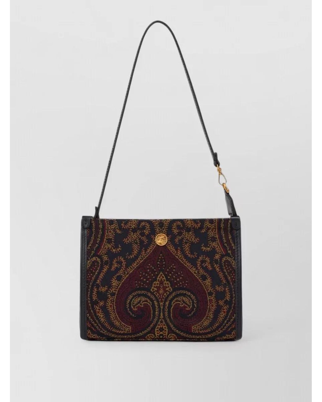 Etro White Na Paisley-Print Pouch