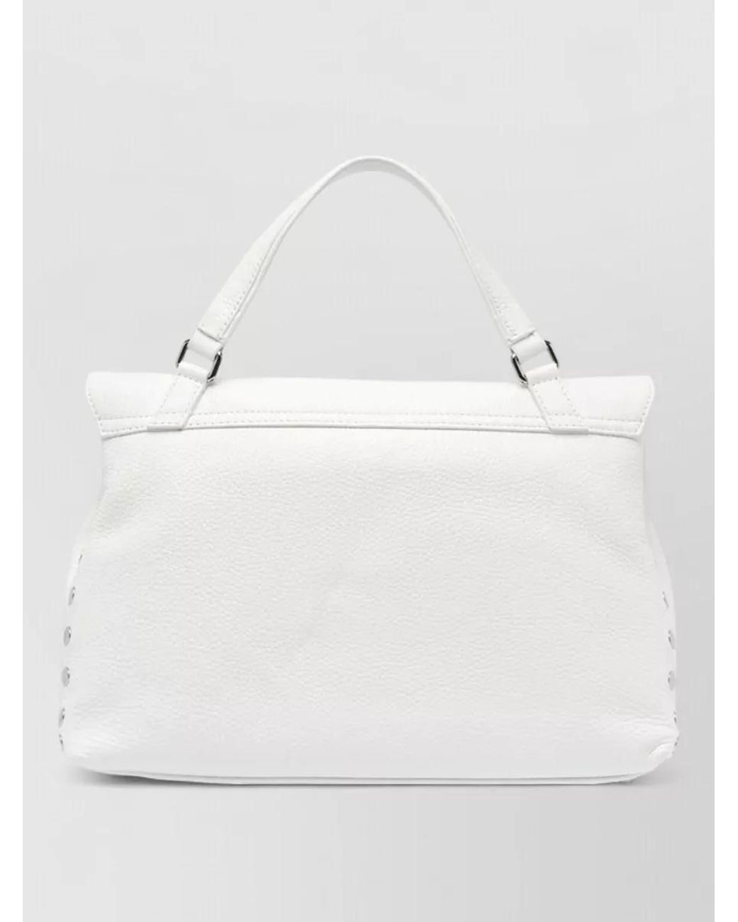 Zanellato White Leather Tote Bag