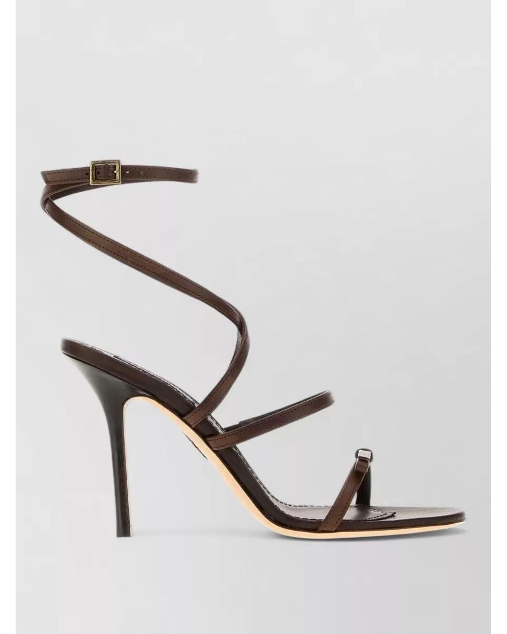 DSquared² Metallic Leather Sandals