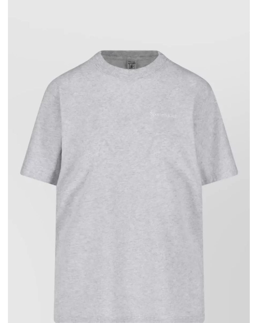 Sporty & Rich Gray Short-Sleeve T-Shirt