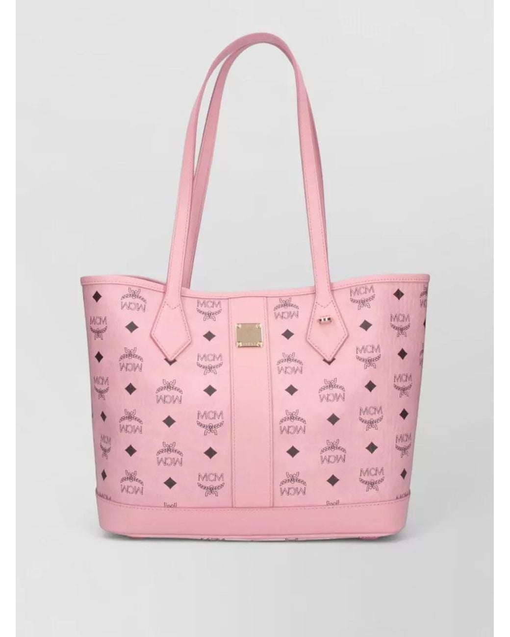 MCM Pink Shopper Tote Bag