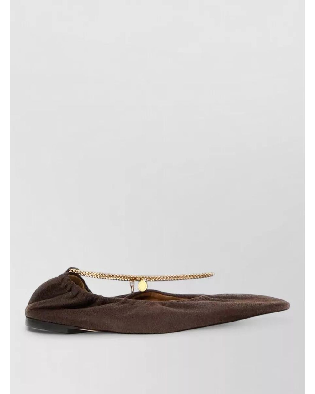 Stella McCartney White Shaggy Deer Ballerina Shoes