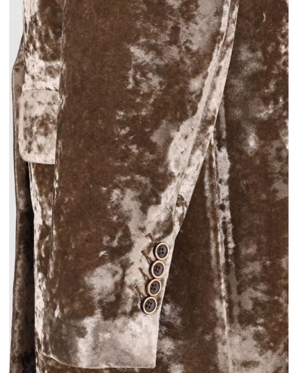 Uma Wang Natural Double Breasted Coat