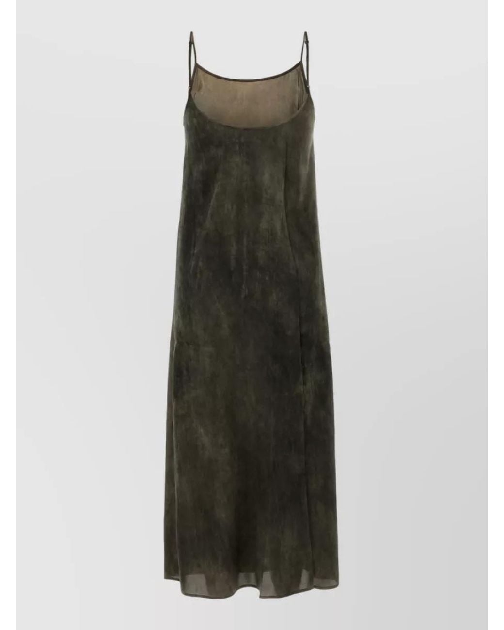 Uma Wang Multicolor Silk Midi Dress