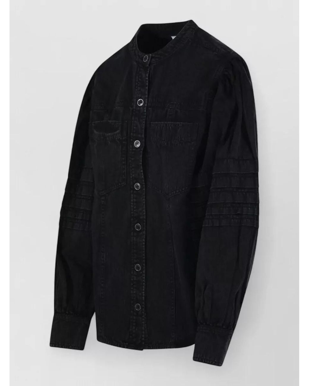 Isabel Marant Blue Cotton Shirt Jacket