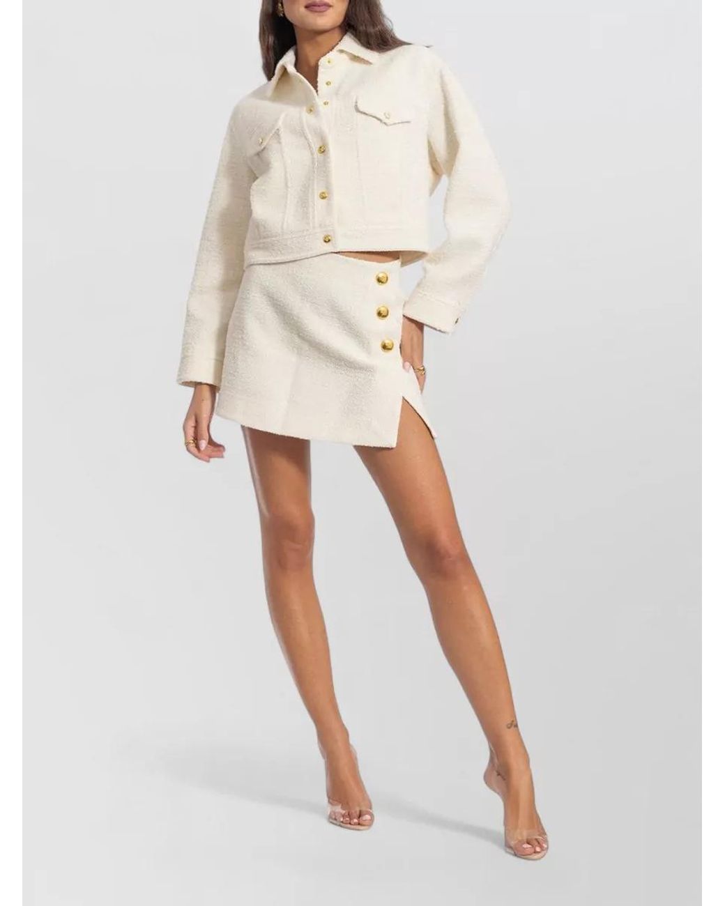 Pinko Natural A-Line Skirt