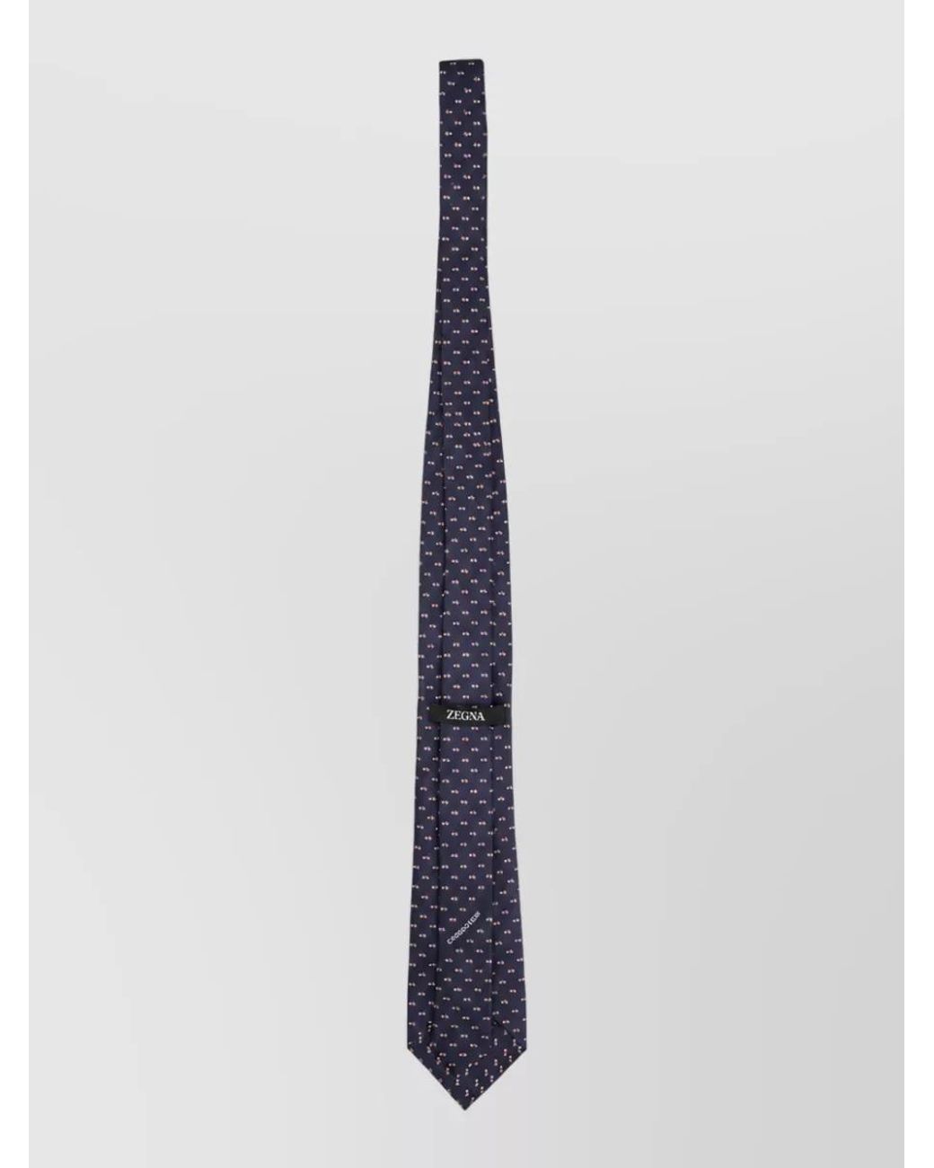 Zegna Blue Silk Tie for men