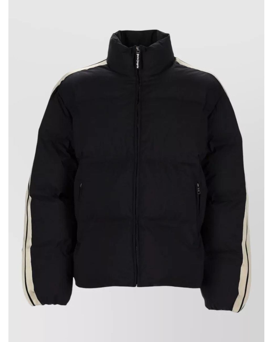 Palm Angels Black Down Puffer Jacket for men