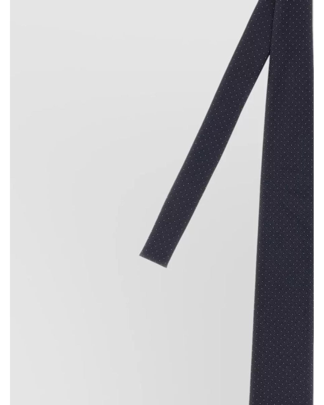 Brioni Blue Silk Micro Polka Dot Tie for men