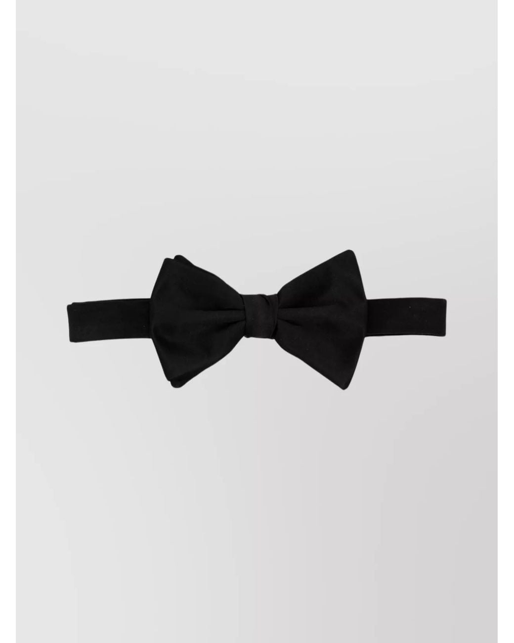 Emporio Armani Black Silk Bow Tie for men