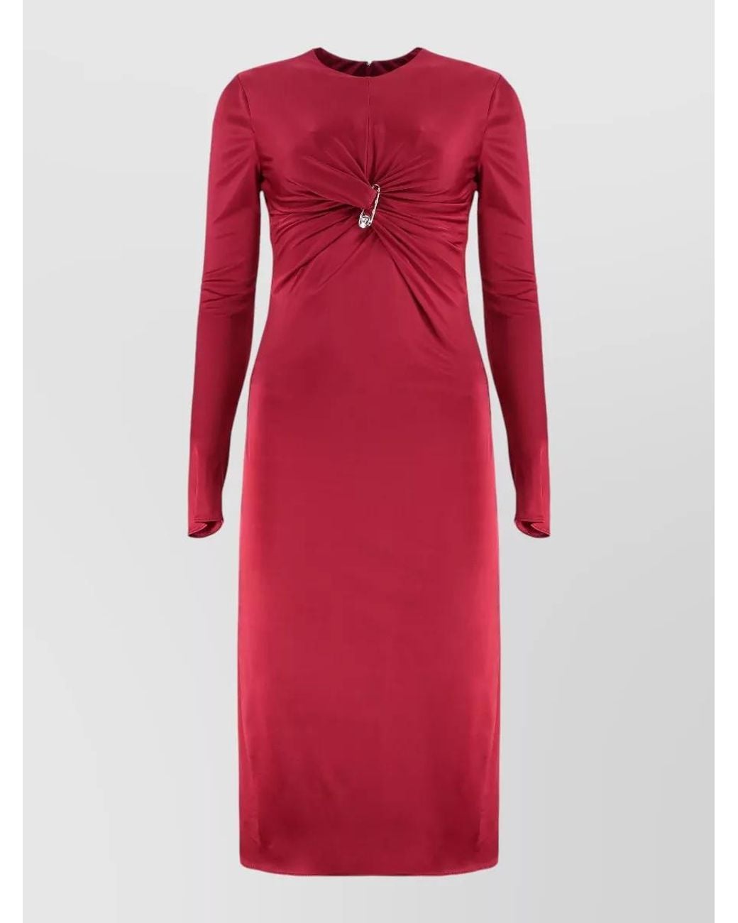 Versace Gathered Midi Dress