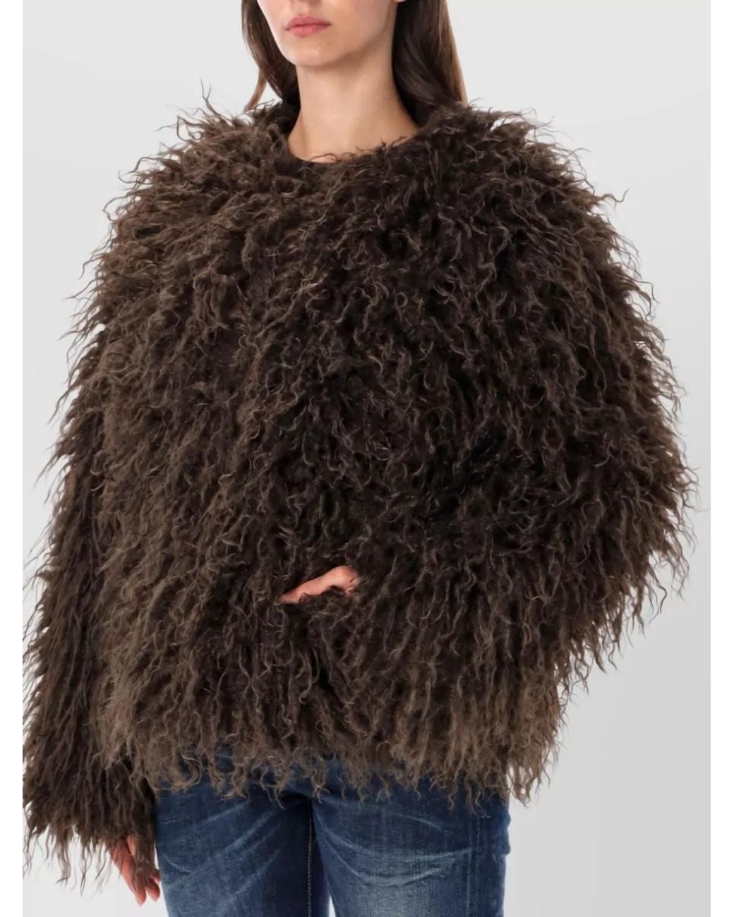 Goldbergh Black Faux Fur Coat