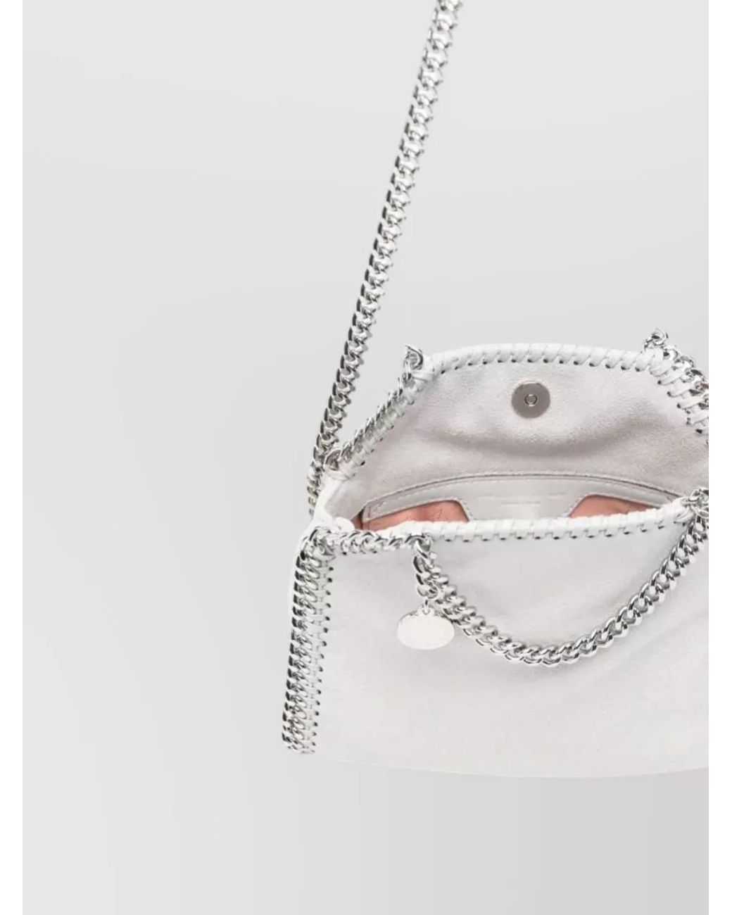Stella McCartney White Falabella Tiny Shoulder Bag