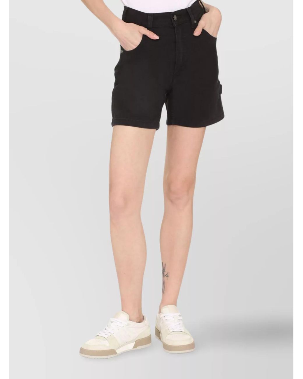 Dickies Black Cotton Cargo Shorts